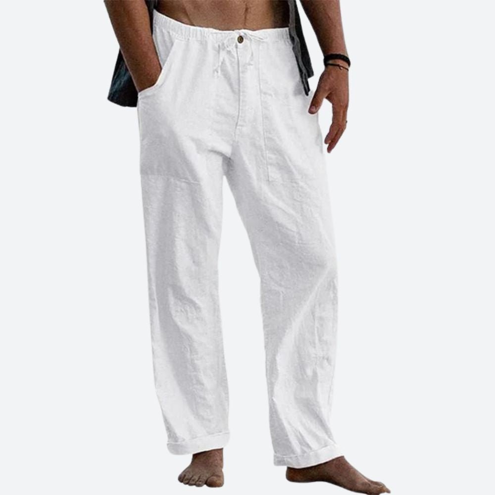 Classic Linen Pants - Luxoria