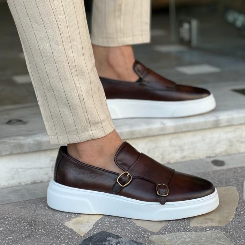 Slip - On Leather Loafers - Luxoria