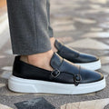 Slip - On Leather Loafers - Luxoria
