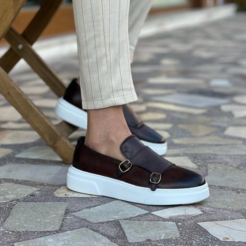 Slip - On Leather Loafers - Luxoria