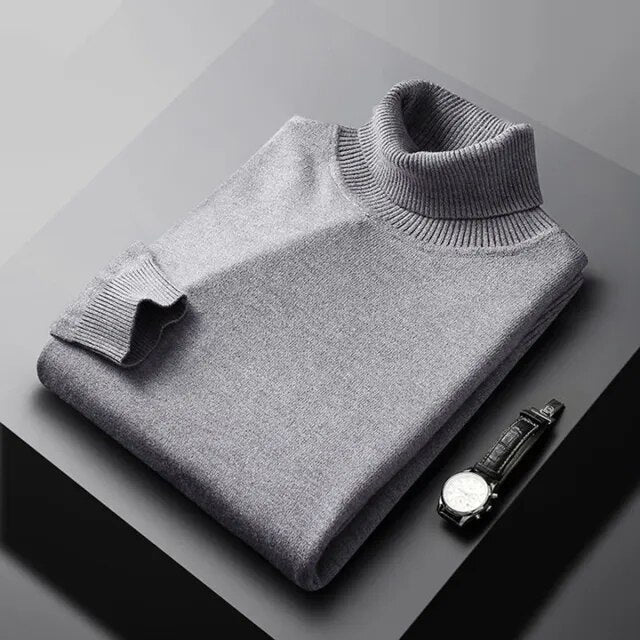 Monte Carlo Cashmere Turtleneck - Luxoria