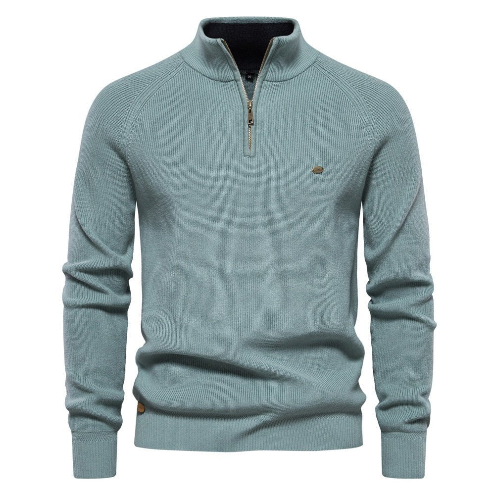 Luxury Zip Sweater - Luxoria