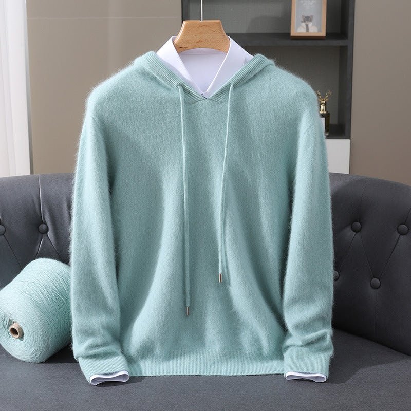 Elegant Cashmere Hoodie - Luxoria