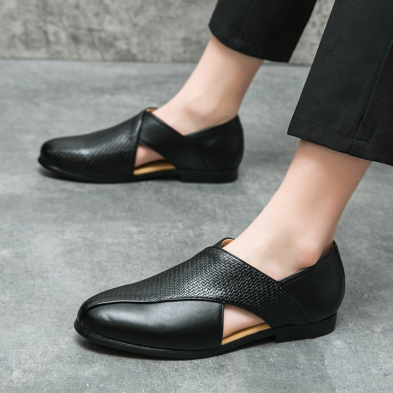 Vintage Leather Loafers - Luxoria