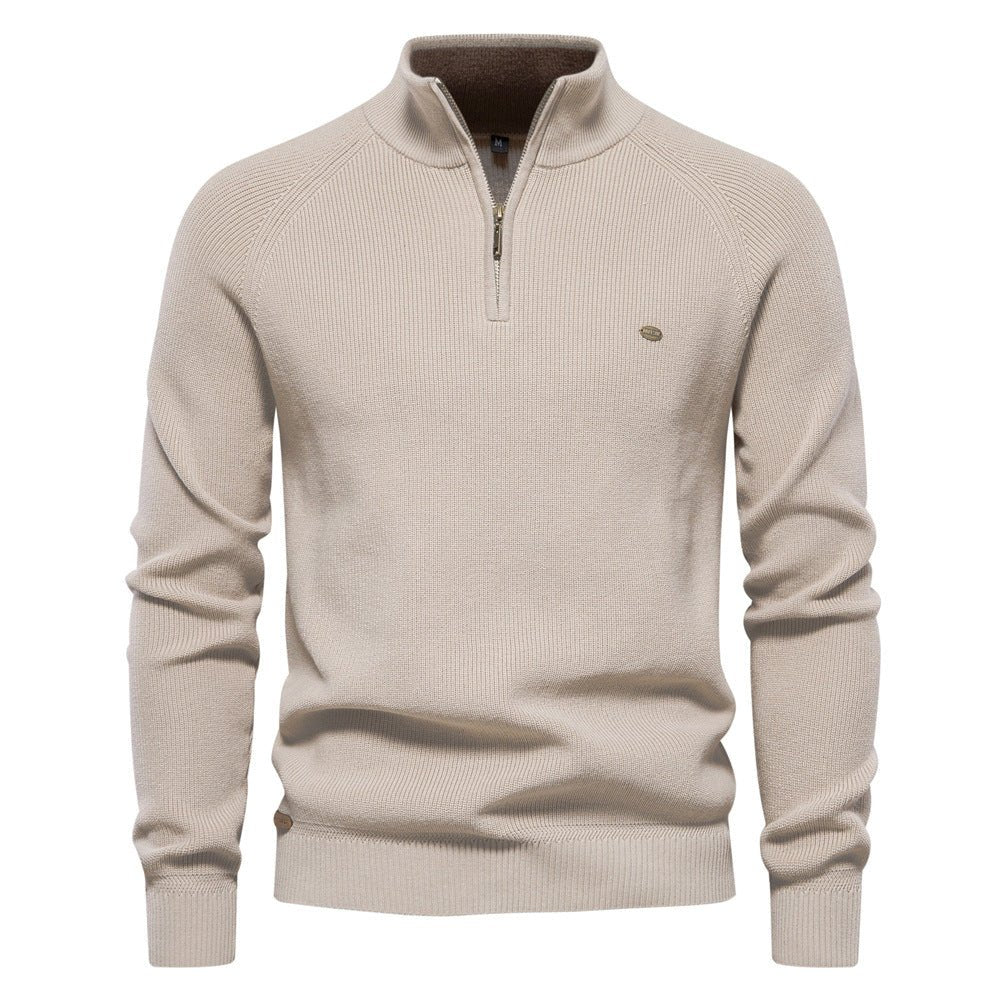 Luxury Zip Sweater - Luxoria