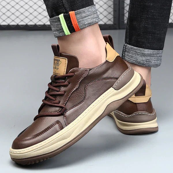 High - Sole Leather Shoes - Luxoria