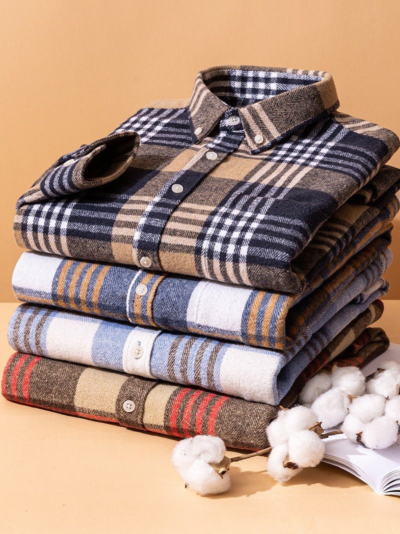 Givalli - Cotton Plaid Shirt - Luxoria