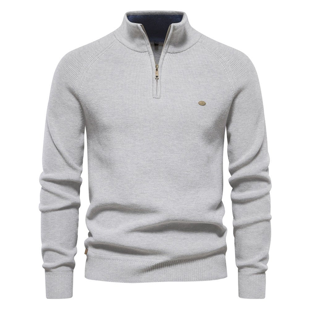 Luxury Zip Sweater - Luxoria