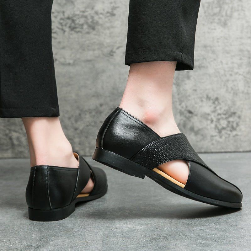 Vintage Leather Loafers - Luxoria