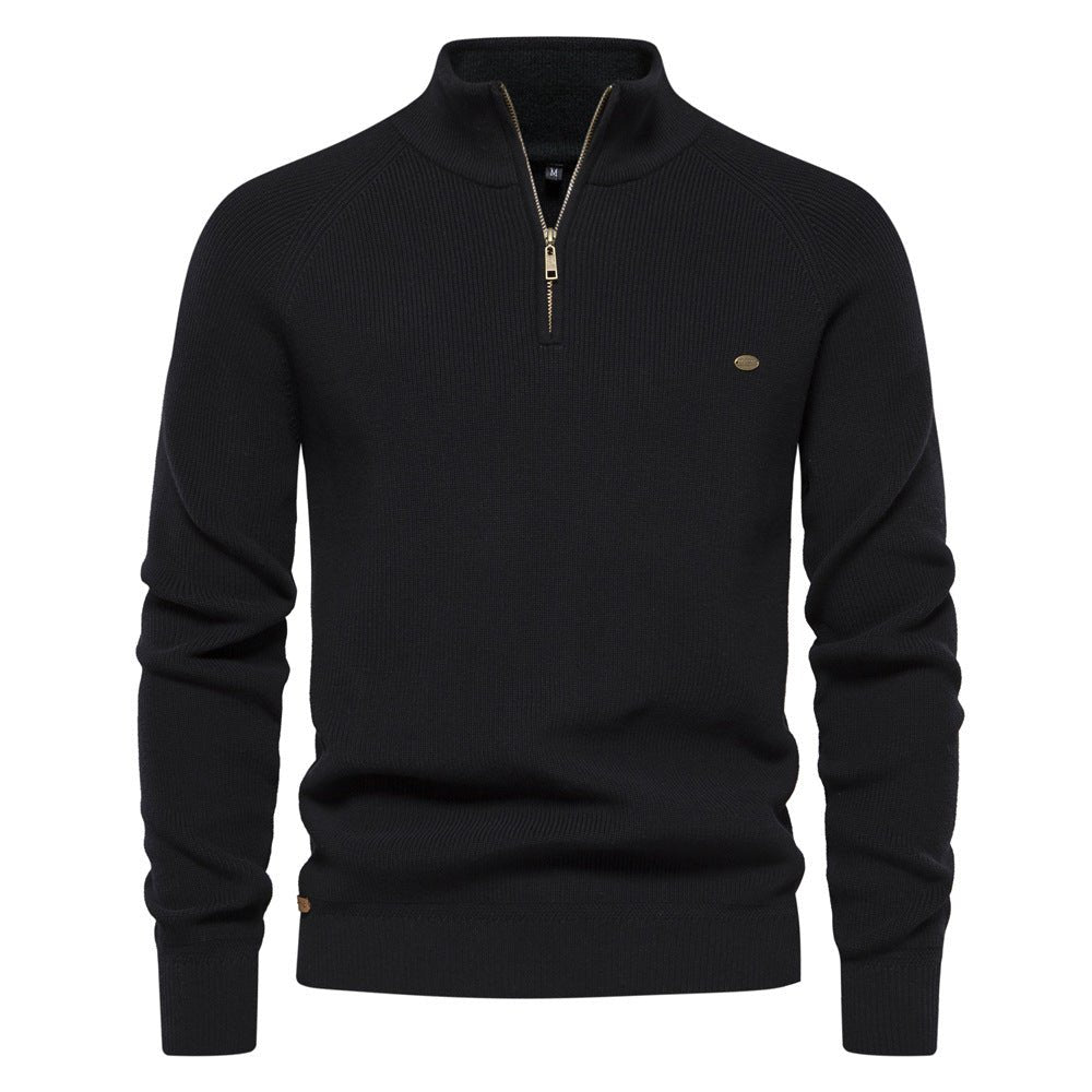 Luxury Zip Sweater - Luxoria