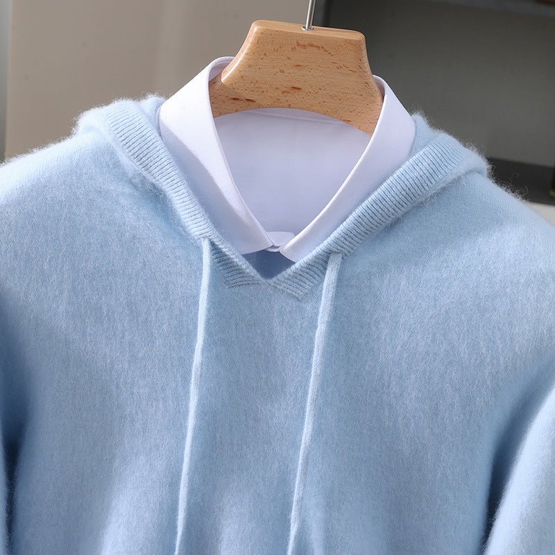 Elegant Cashmere Hoodie - Luxoria