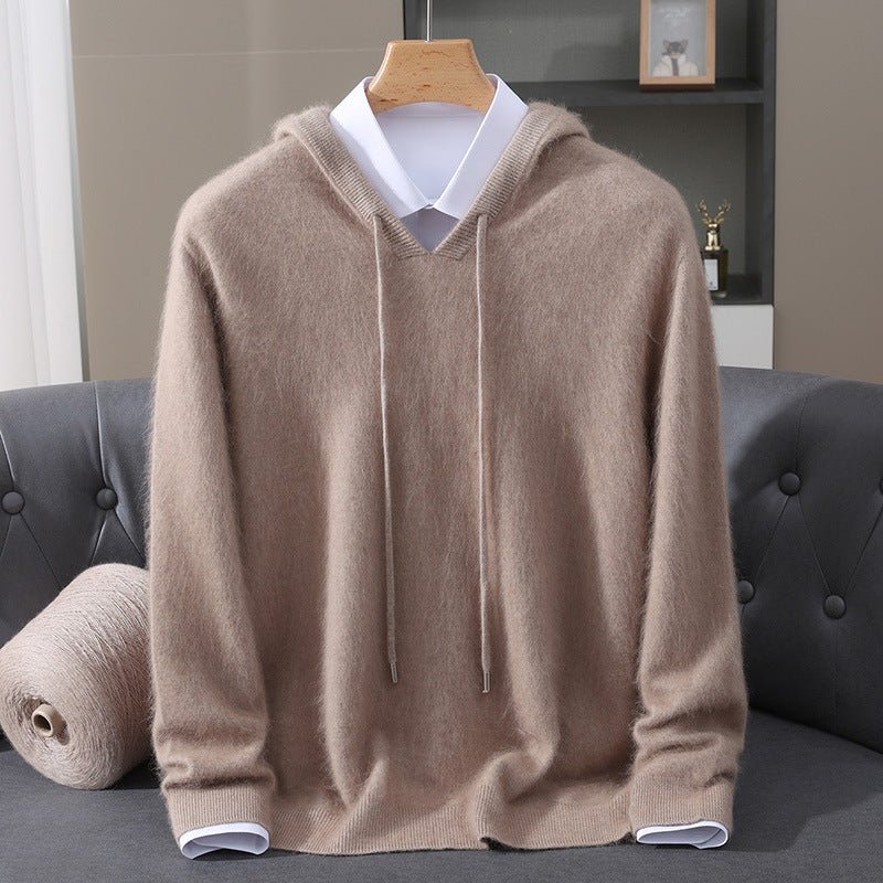 Elegant Cashmere Hoodie - Luxoria
