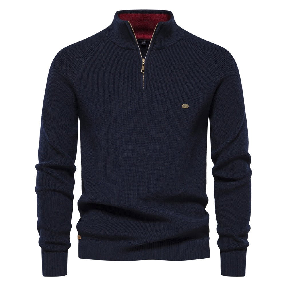 Luxury Zip Sweater - Luxoria