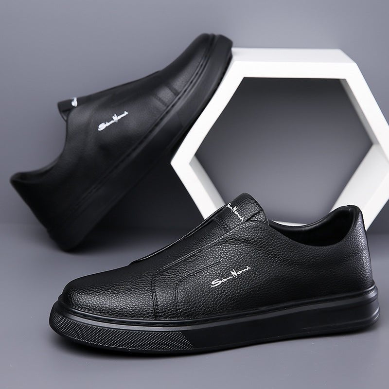 Leather Slip - On Shoes - Luxoria