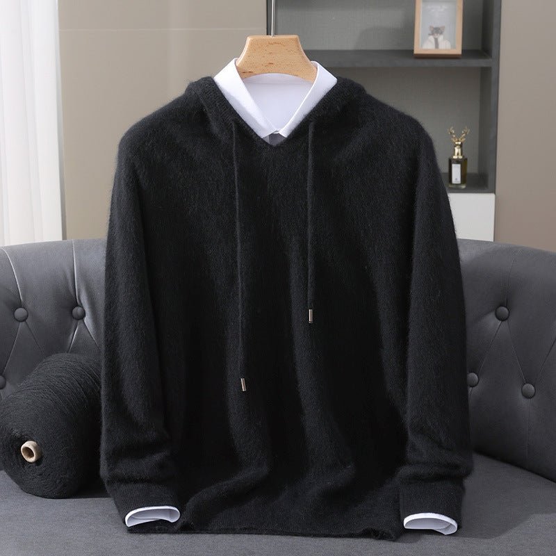 Elegant Cashmere Hoodie - Luxoria