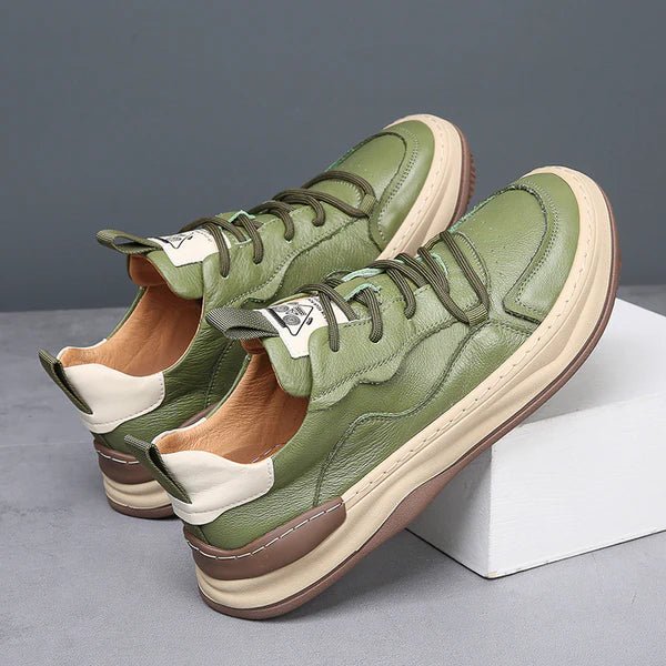 High - Sole Leather Shoes - Luxoria