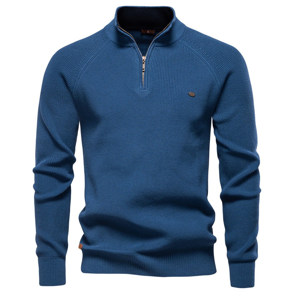Luxury Zip Sweater - Luxoria