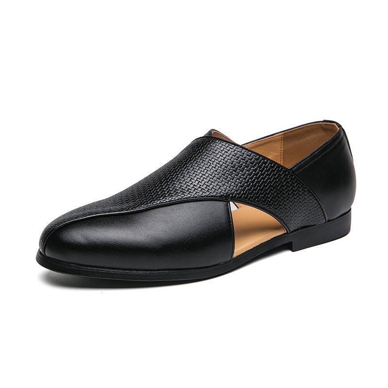 Vintage Leather Loafers - Luxoria