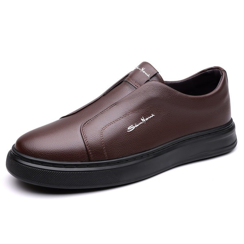 Leather Slip - On Shoes - Luxoria
