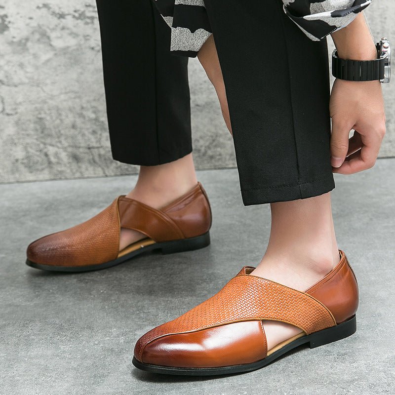 Vintage Leather Loafers - Luxoria