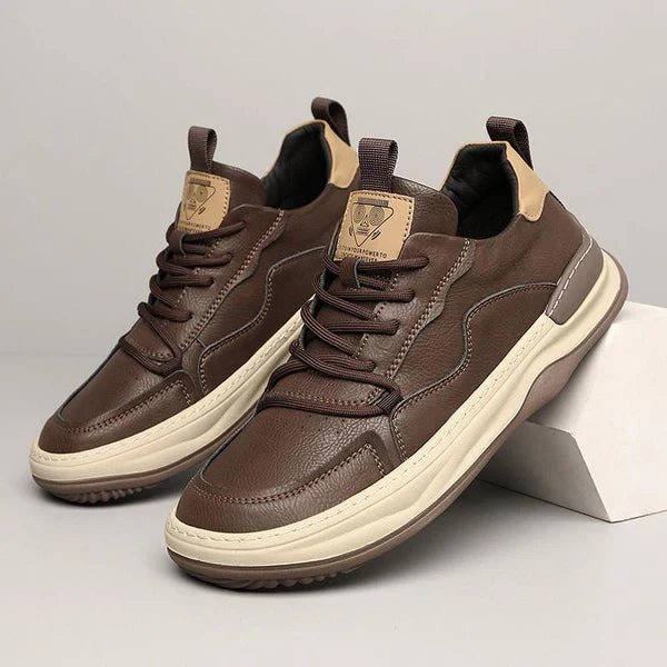 High - Sole Leather Shoes - Luxoria