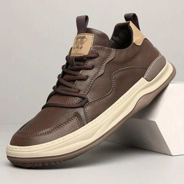 High - Sole Leather Shoes - Luxoria
