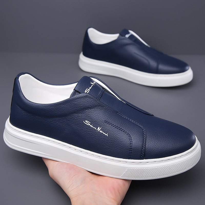 Leather Slip - On Shoes - Luxoria
