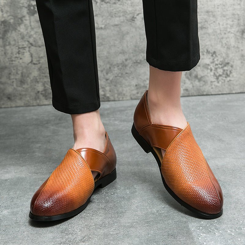 Vintage Leather Loafers - Luxoria