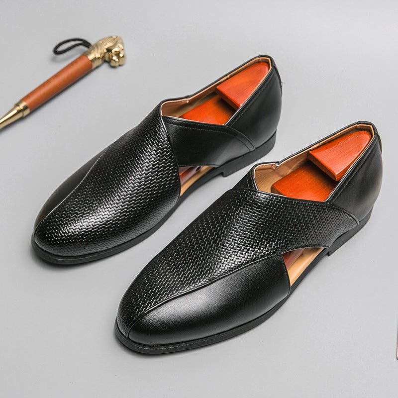 Vintage Leather Loafers - Luxoria