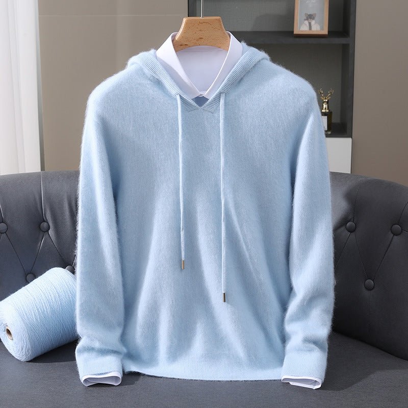 Elegant Cashmere Hoodie - Luxoria
