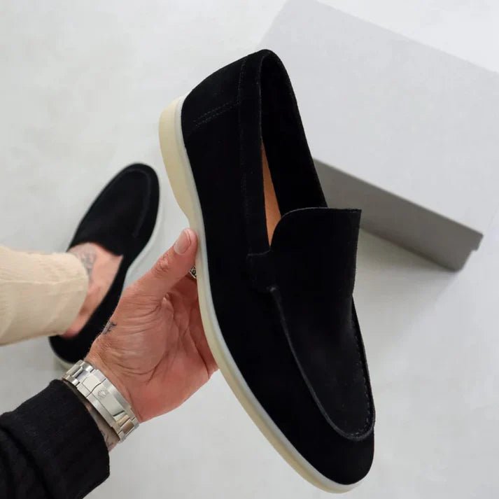 Elegant Suede Loafers - Luxoria