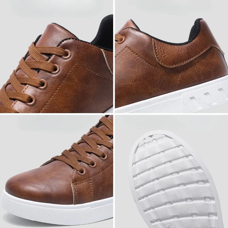Corrado Classic Leather Sneakers - Luxoria