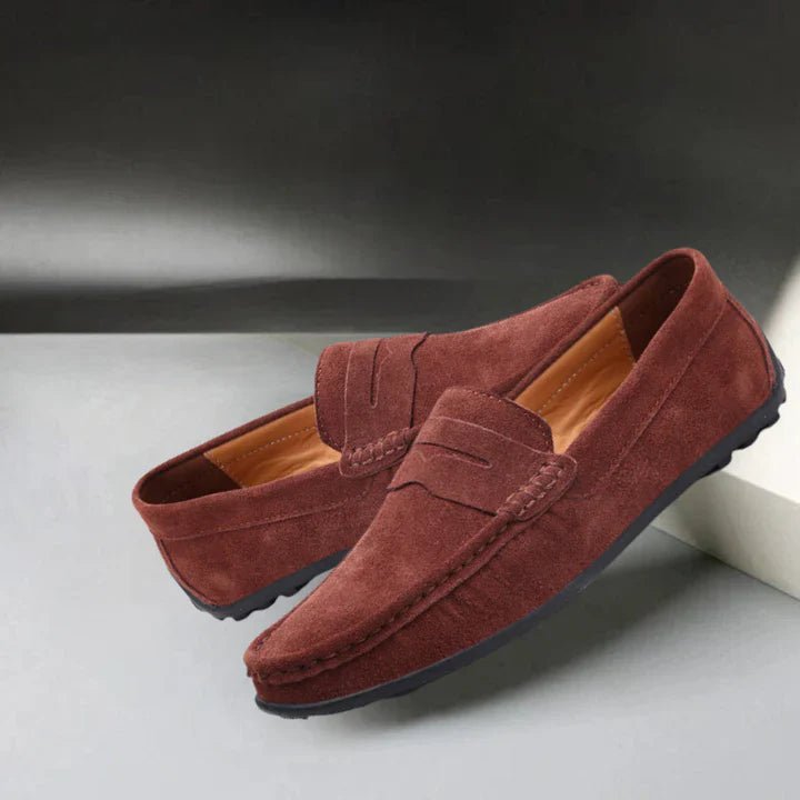 Lorenzo Suede Loafers - Luxoria