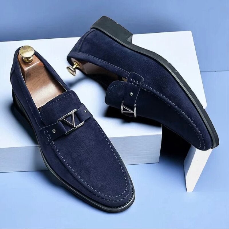 Verona Chic Suede Loafers - Luxoria