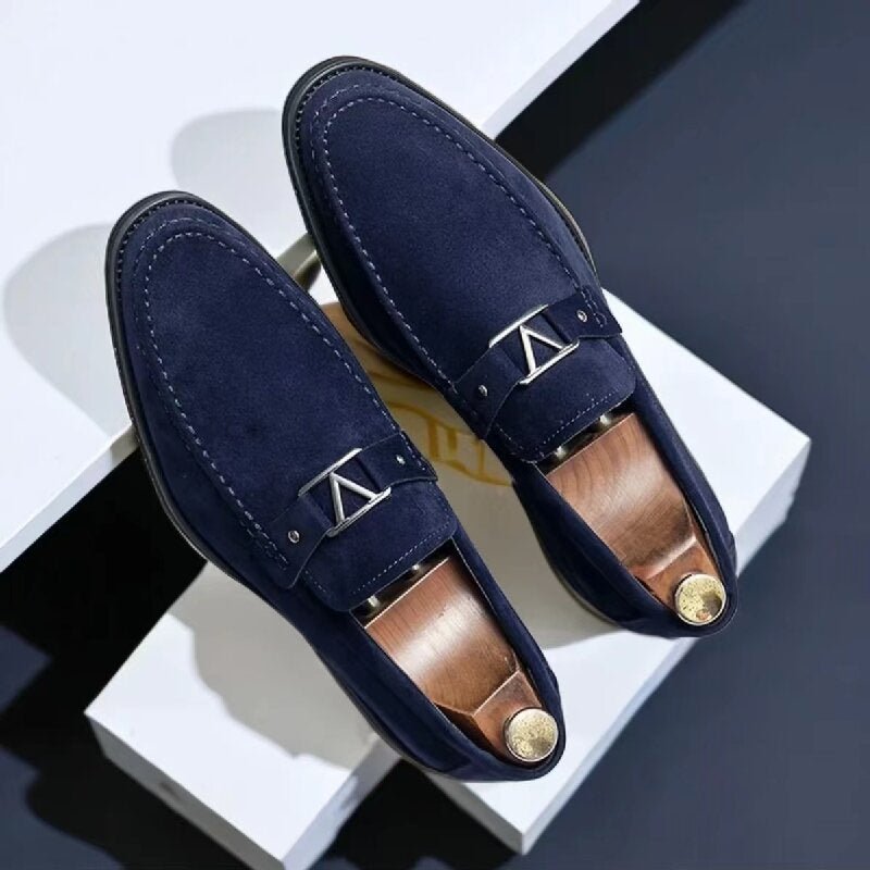 Verona Chic Suede Loafers - Luxoria