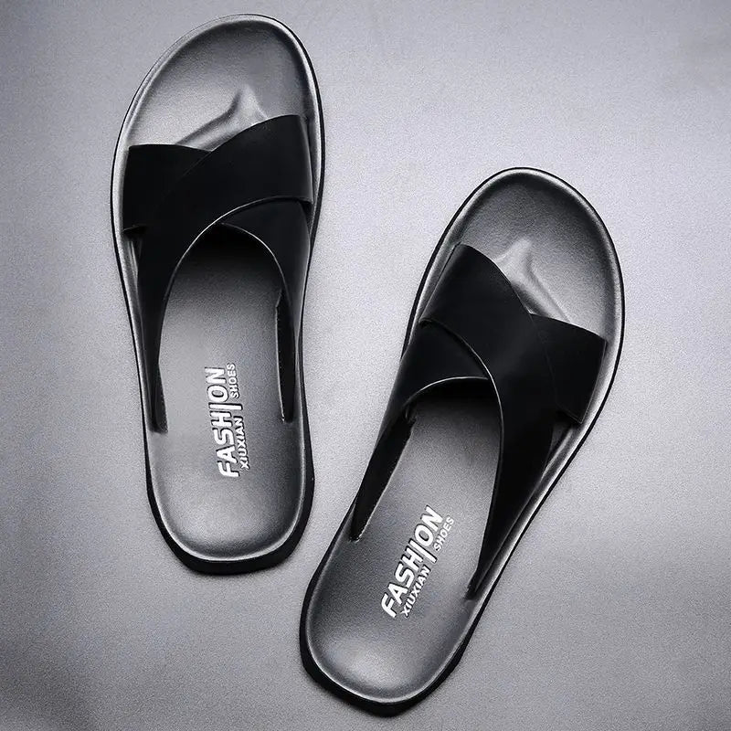 Elegant Leather Sandals - Luxoria