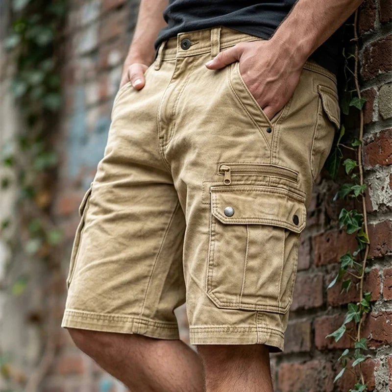 Elegant Men's Cargo Shorts - Luxoria