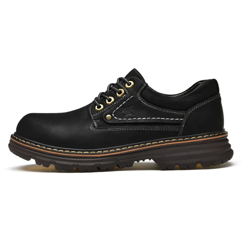 British Style Leather Oxford Shoes - Luxoria