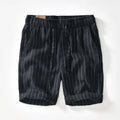 Elegant Cotton Linen Shorts - Luxoria