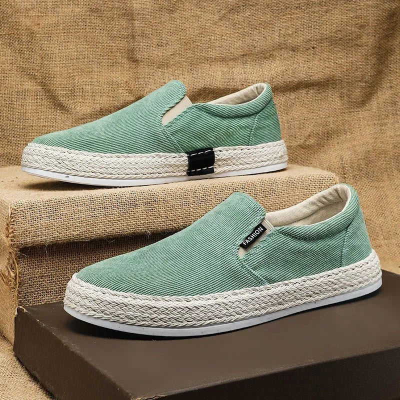 Breathable Slip - On Canvas Shoes - Luxoria