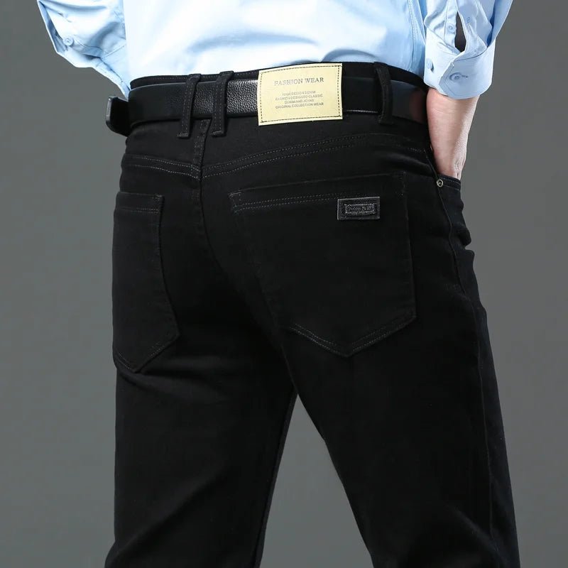 Elegant Cotton Jeans - Luxoria