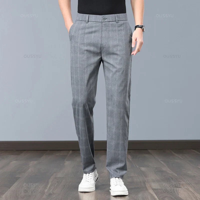 Classic Plaid Pants - Luxoria