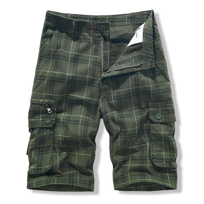 Elegant Cotton Cargo Shorts - Luxoria