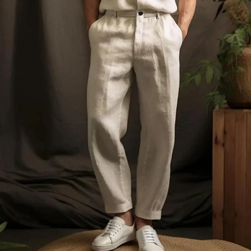 Cagliari Linen Pants - Luxoria