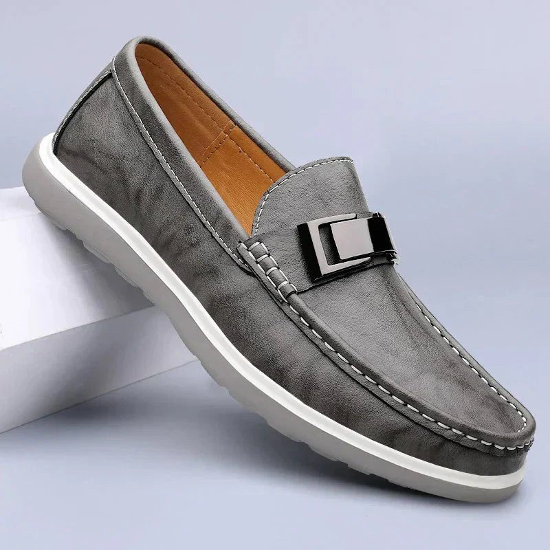 Luxury Leather Loafers - Luxoria