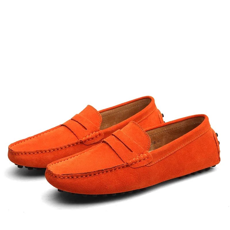 Casual Suede Loafers - Luxoria