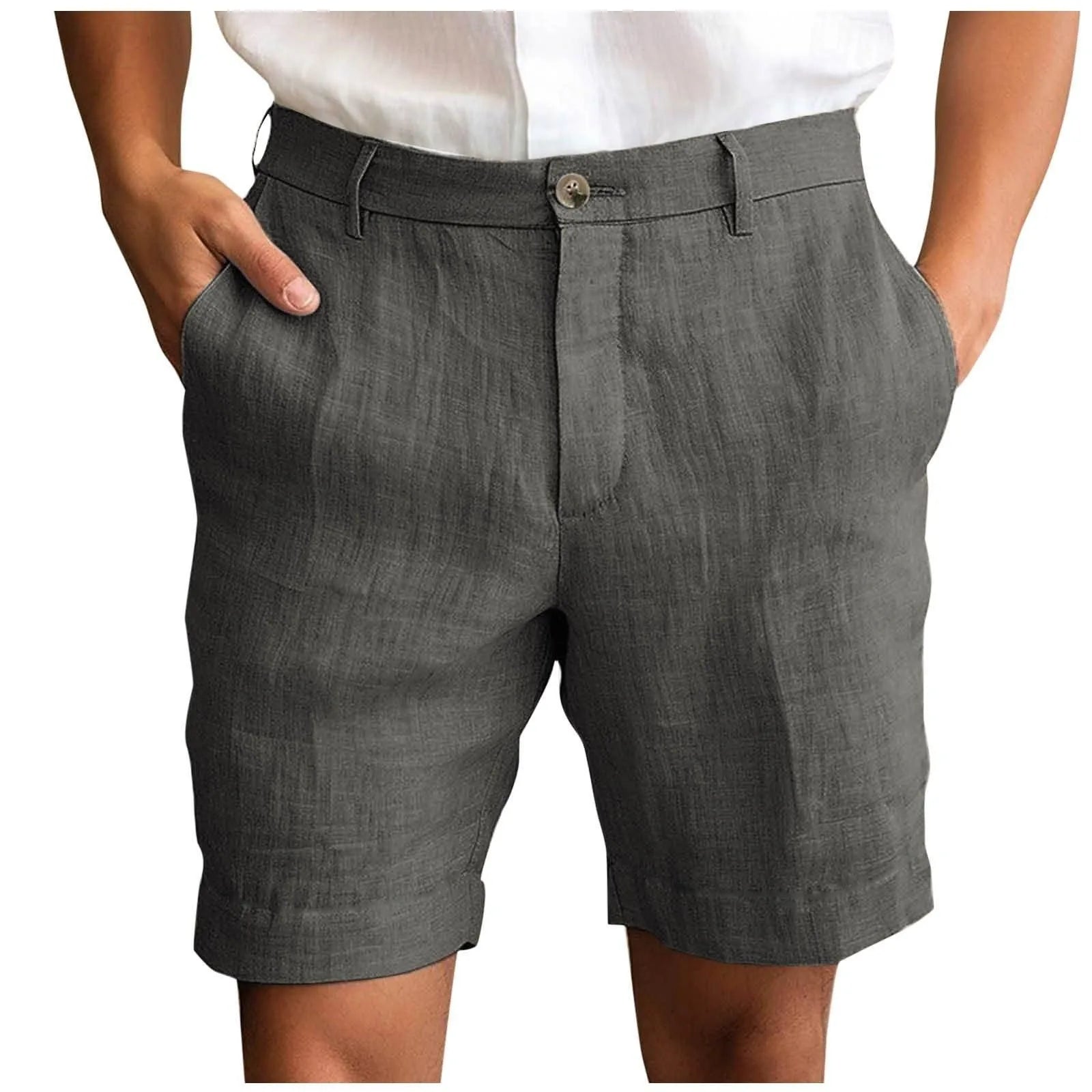 Elegant Linen Shorts - Luxoria