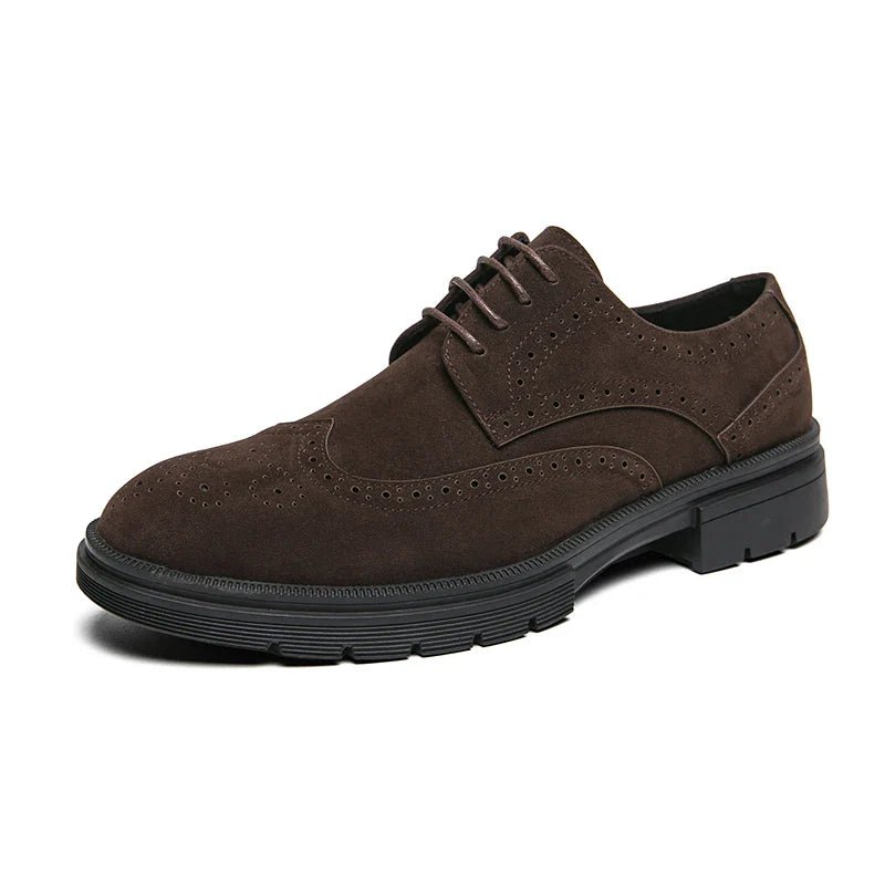 Suede Business Shoes - Luxoria