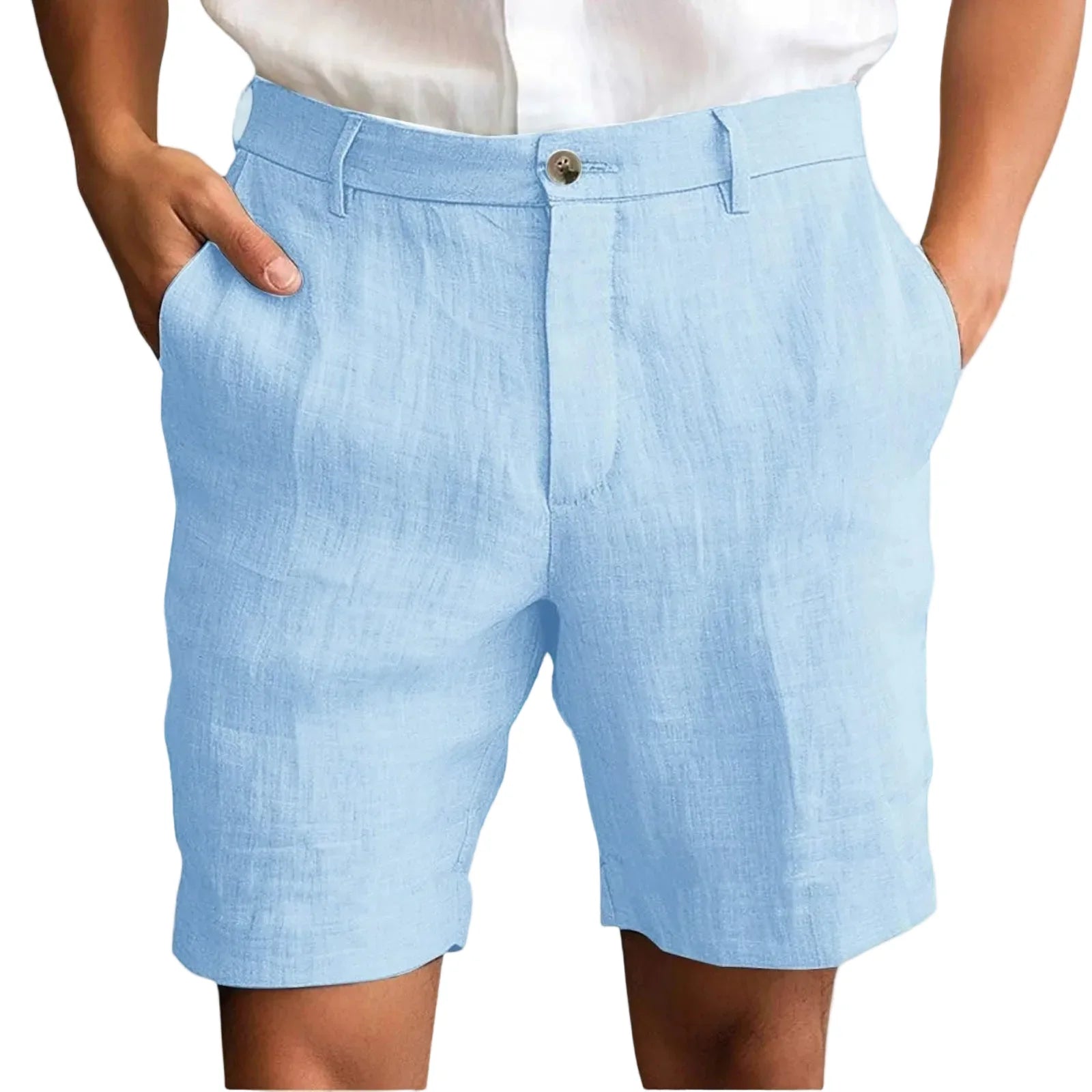 Elegant Linen Shorts - Luxoria