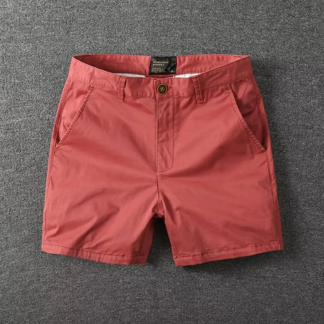 Elegant Cotton Shorts - Luxoria